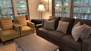 TV connectée, cheminée