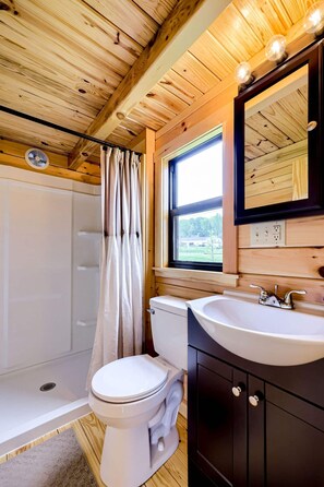 Shower, towels