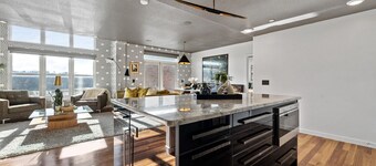 Iowa River Landing steps to Xtream Arena & Coralville Convention Center