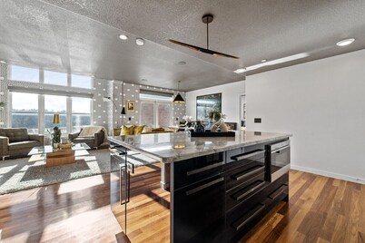 Iowa River Landing steps to Xtream Arena & Coralville Convention Center