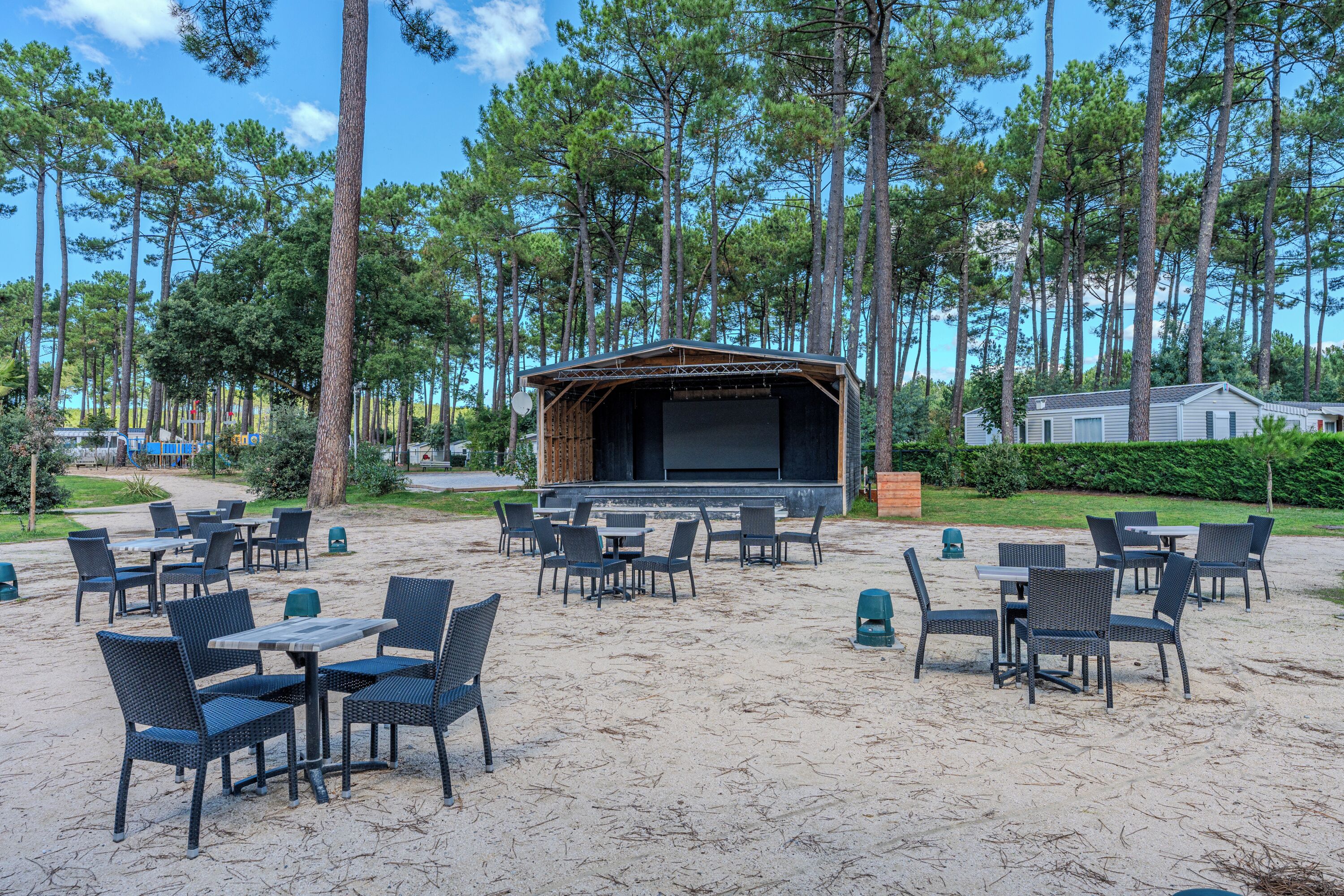 Opções para refeição ao ar livre