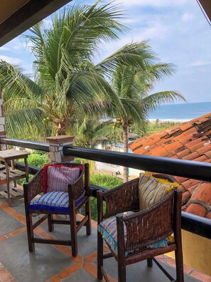 Oceanview Guesthouse, Angelito studio apartment | Balcony - Oceanview Guesthouse (Puerto Escondido)