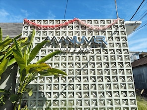 Façade de l’hébergement