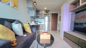 Living area - Ao403 - 1 Bedroom Condo With Sea View Ao Nang Beach (Krabi)