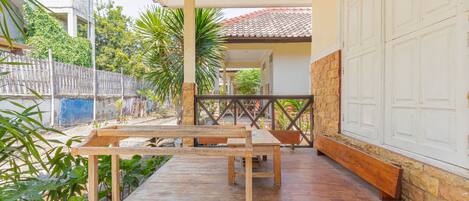 Fachada de la propiedad