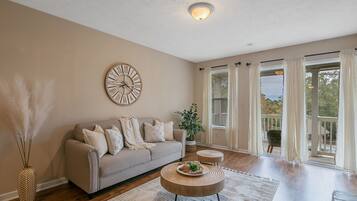 TV connectée, cheminée