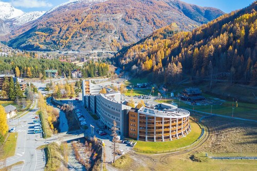 L' Aquila Campo Smith On The Ski Slopes, Bardonecchia, Italy