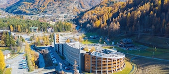 L' Aquila Campo Smith On The Ski Slopes, Bardonecchia, Italy