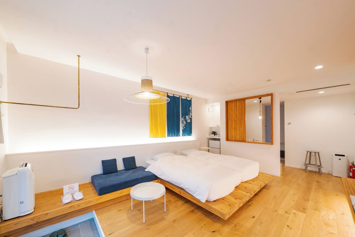 Habitación con 2 camas individuales, no fumadores (2F) | Escritorio, wifi gratis, ropa de cama