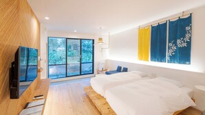 Twin Room 2F, Non Smoking | Desk, WiFi (free), bed sheets - LUXE TECH VILLA ASHITOKU (Tatsugo)