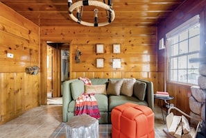 Fireplace - Walk to the Village From Camp Lakewood Cabin, Cabin 8 (Big Bear Lake)