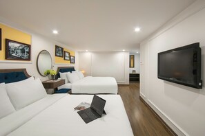 Family Room | Minibar, in-room safe, desk, laptop workspace - Dream Boutique Hotel and Spa (Hanoi)
