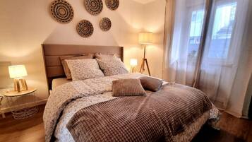 1 bedroom, iron/ironing board, travel crib, free WiFi