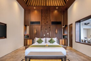 Luxury Villa, 1 Bedroom, Sea View | 1 bilik tidur, peralatan tempat tidur premium, busa memori 