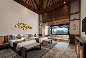 1 habitación y ropa de cama de alta calidad