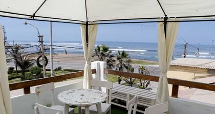 Our accommodation is just 5 minutes from Huanchaco beach. best waves in Peru.