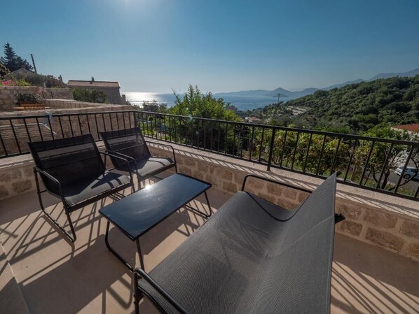 Blick von der Unterkunft