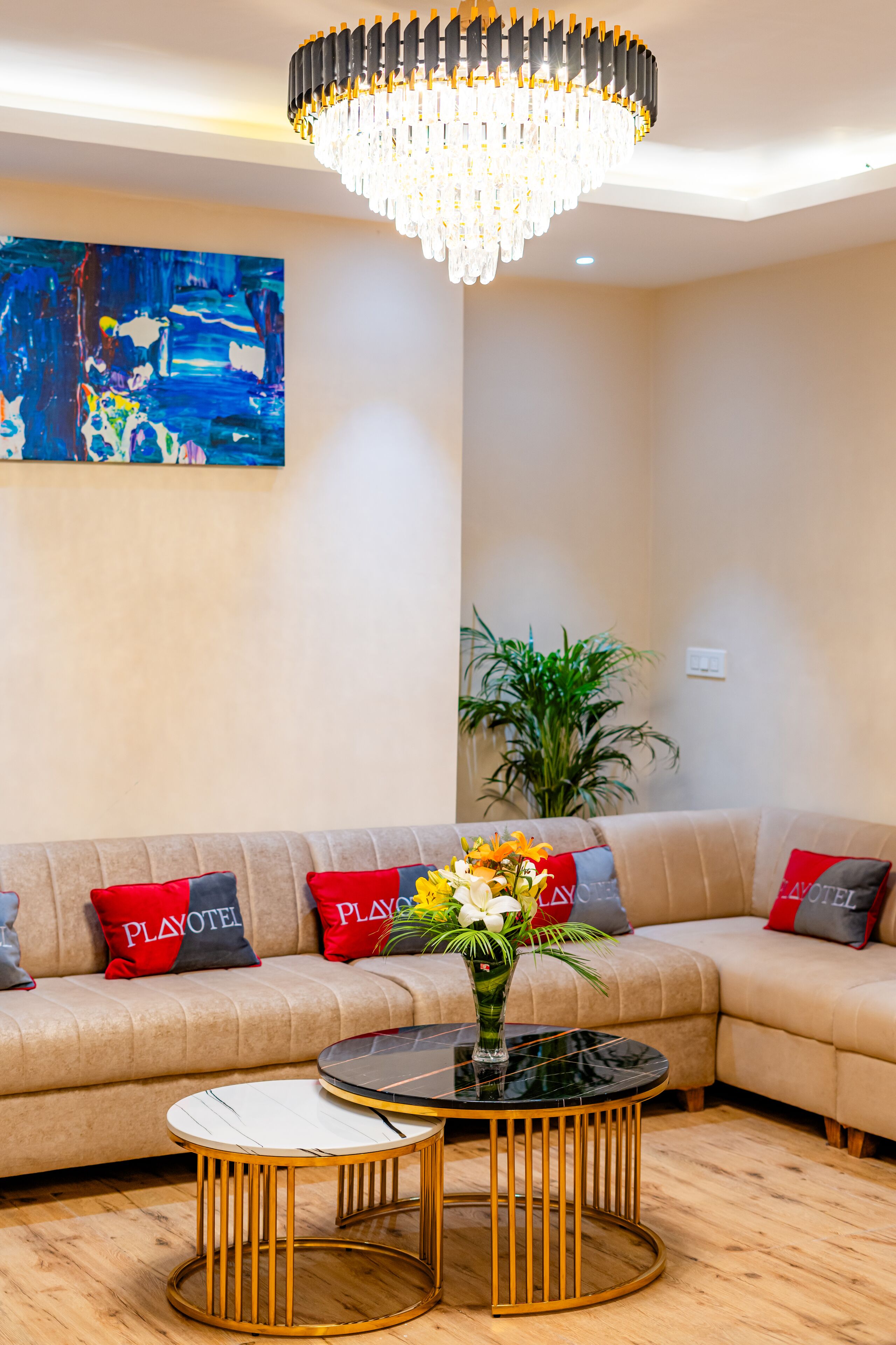 superior room | living area | 40-inch led tv with satellite channels