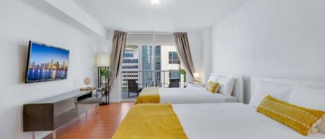 1 bedroom, iron/ironing board, travel cot, WiFi