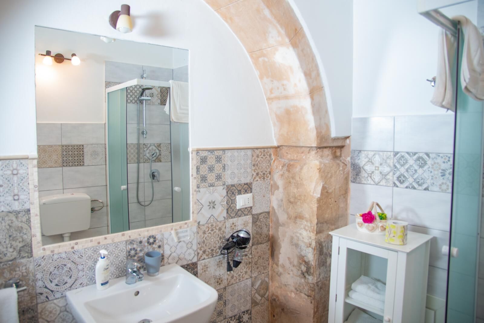 Haartrockner, Handtücher