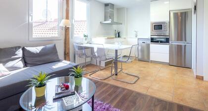 Apartamento luminoso en Mundaka, ideal para parejas y familias, cerca de la playa