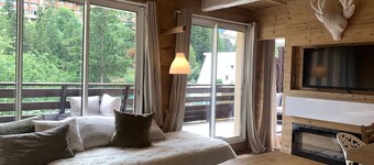 Cozy 6 pers apartment, terrace with tennis view, Wifi