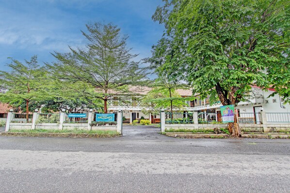 Majoituspaikan julkisivu