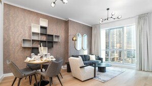 Living area - Nasma Holiday Homes - The Torch Tower 1 (Dubai)