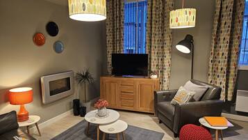 Departamento | Área de sala de estar | Chimenea