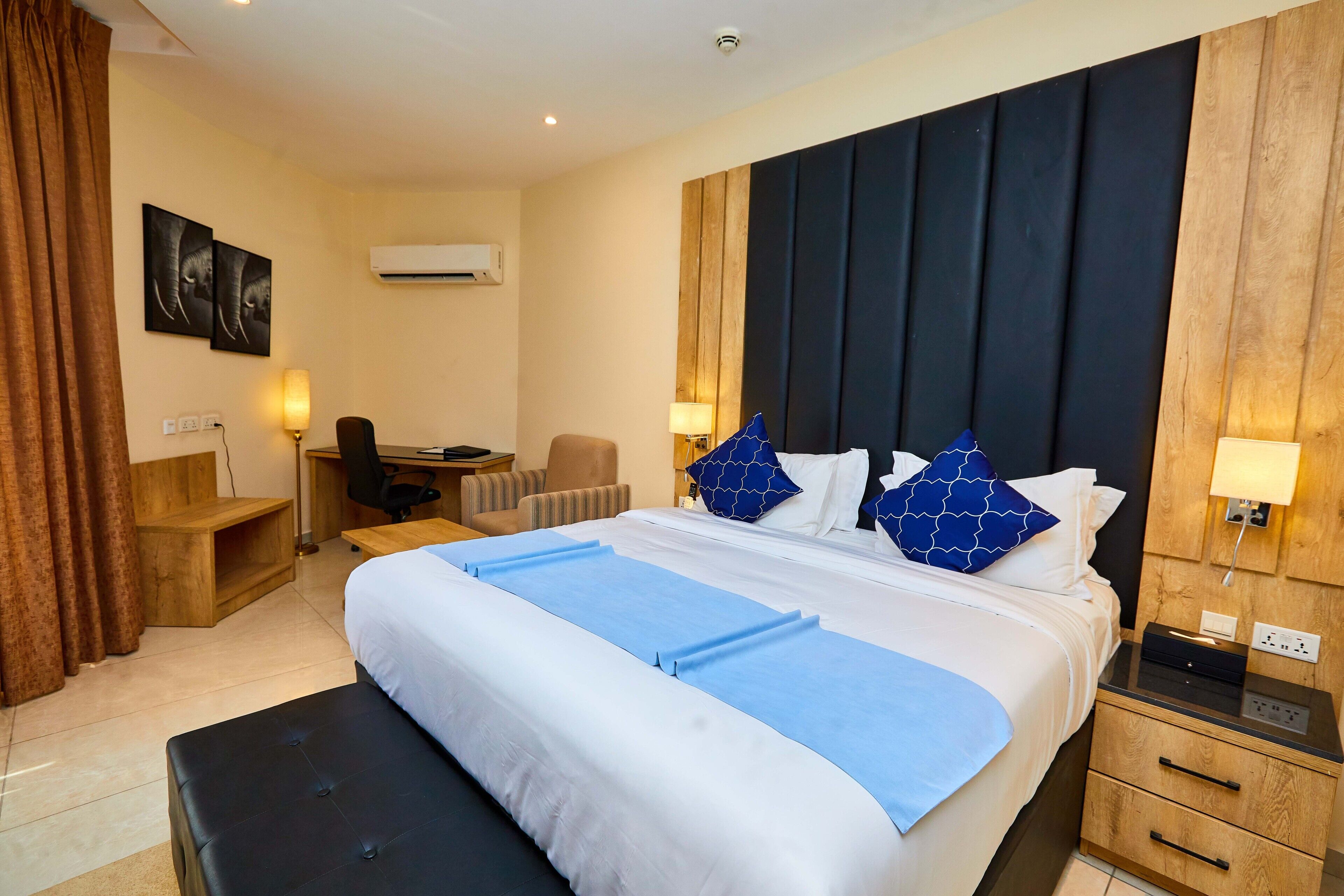 Premium bedding, down duvets, memory-foam beds, minibar