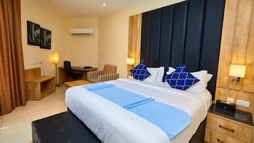 Premium bedding, down duvets, memory-foam beds, minibar