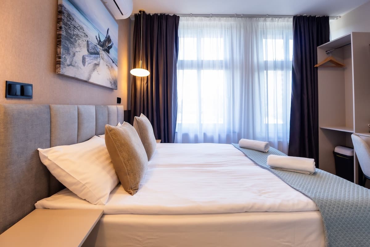 1 habitación, sábanas de algodón egipcio y ropa de cama de alta calidad