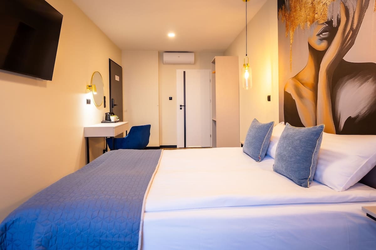 1 habitación, sábanas de algodón egipcio y ropa de cama de alta calidad