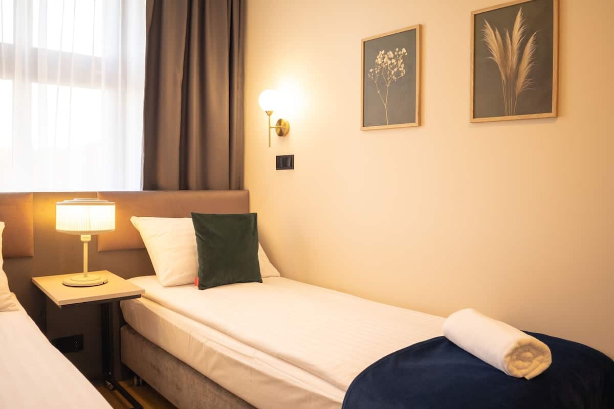 1 habitación, sábanas de algodón egipcio y ropa de cama de alta calidad