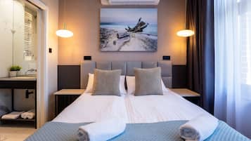 Standard Double Room | Egyptian cotton sheets, premium bedding, pillow-top beds
