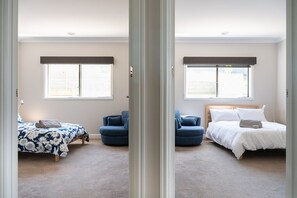 4 habitaciones, tabla de planchar con plancha y wifi gratis 