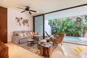 65-inch Smart TV with digital channels - BajoCielo107 Lux 2BR Condo Priv Pool in Aldea Zama (Tulum)