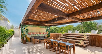 BajoCielo107 Lux 2BR Condo Priv Pool in Aldea Zama