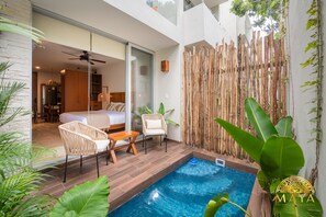 Indoor pool, 2 outdoor pools - NHOA 108B Lux 1BR Condo Plunge Pool in Aldea Zama (Tulum)