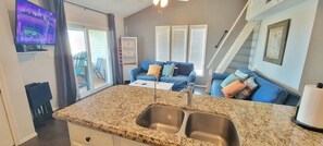 Living area - Oyster Cove 2 Bedroom Condo by RedAwning (Port Isabel)