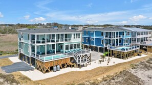 Exterior - Brand New 12 Bedroom,Oceanfront Home-Walk to Restaurants,Stores,Entertainment (Oak Island)