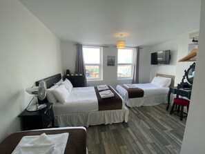 Quadruple Room, Partial Sea View | Iron/ironing board, free WiFi - The Lady Hamilton B&B (Portsmouth)
