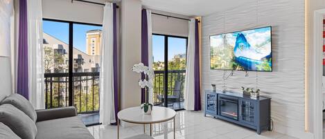 スマートテレビ、暖炉