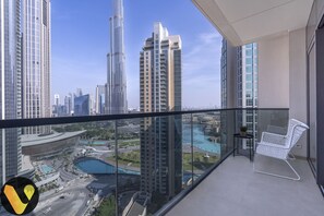 Elite appartement | Uitzicht vanaf balkon