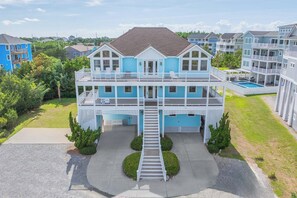Exterior - Semi-Oceanfront Dog Friendly w/ Pool, Hot Tub, Elevator, Game Room, Poolside Bar (Salvo)