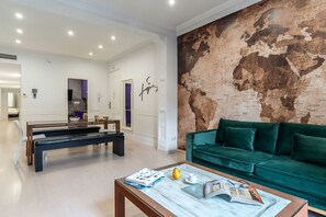 Family Apartment, City View | Living area - Enjoybcn Tapies Apartment (Barcelona)