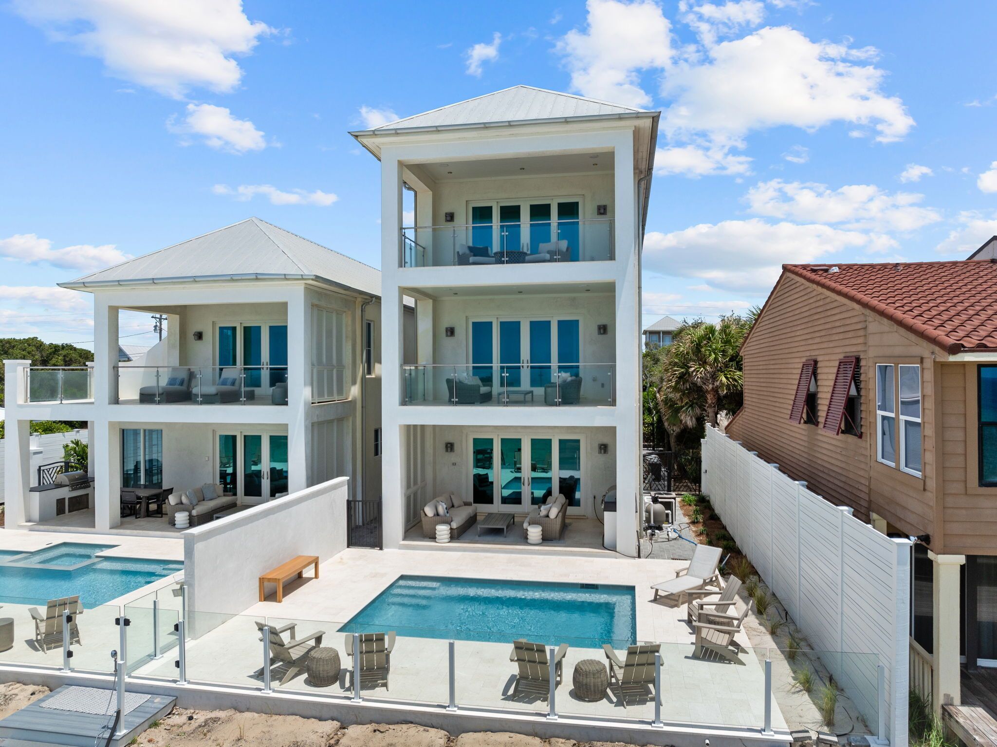 Book Now for Fall! Panoramic Gulf Views! Private Pool! Golf Cart! Steps to the Beach!