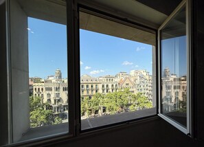 Vista de la ciutat des de l'allotjament