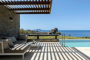 Una piscina riscaldata