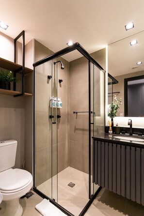 Comfort studio | Badkamer | Gratis toiletartikelen